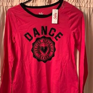 Justice long sleeve tee